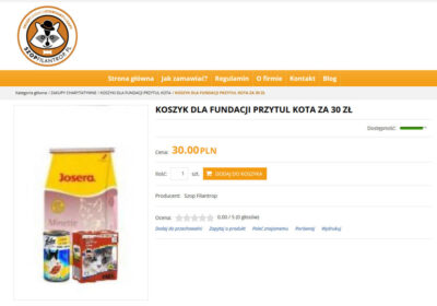 Zrób zakupy w shopfilantrop.pl – wesprzyj naszą Fundację