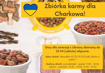 Zbiórka dla potrzebujących zwierząt z Charkowa