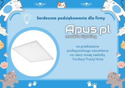 Podziękowania dla firmy APUS.PL