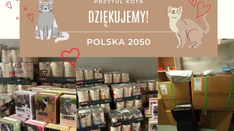 Podziękowania za dary Polska 2050