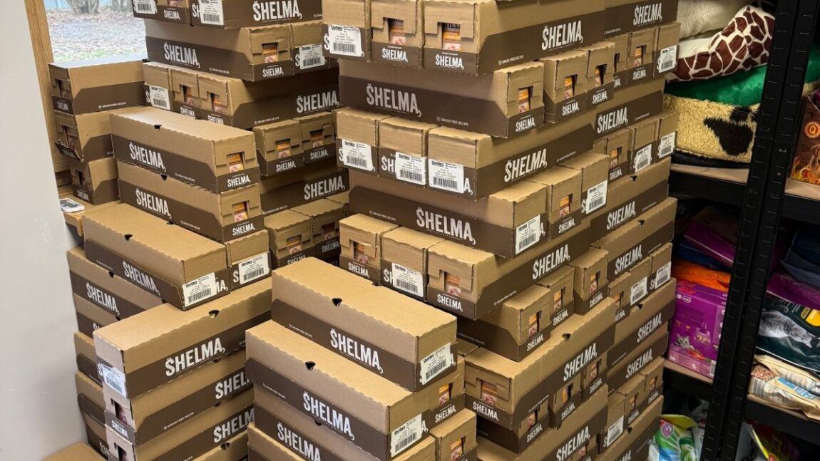 Podziękowania za dary dla firmy Partner in Pet Food