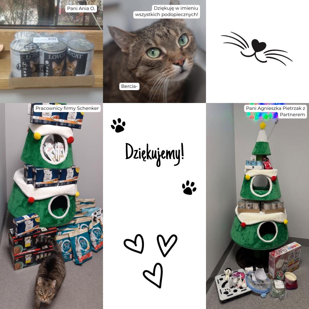 Podziękowania za dary