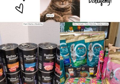 Podziękowania za dary