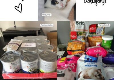 Podziękowania za dary