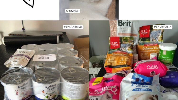 Podziękowania za dary