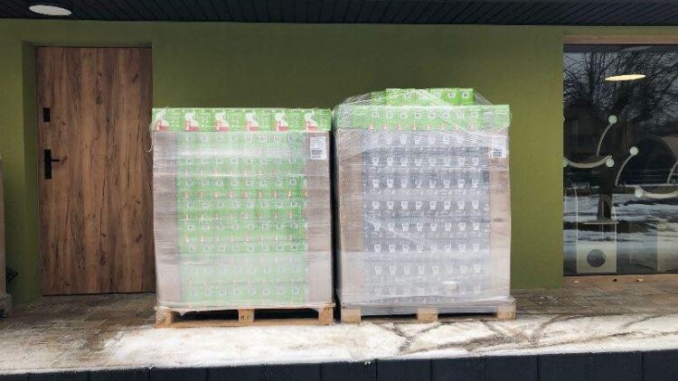 Podziękowania za dary dla firmy Partner in Pet Food