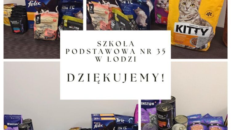 Podziękowania dla SP nr 35 w Łodzi