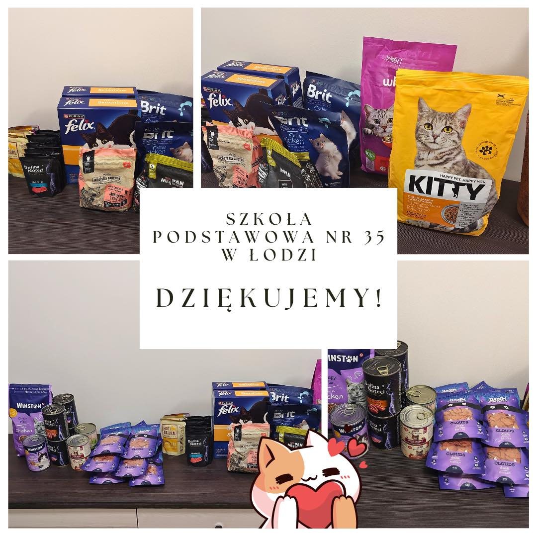 Podziękowania dla SP nr 35 w Łodzi