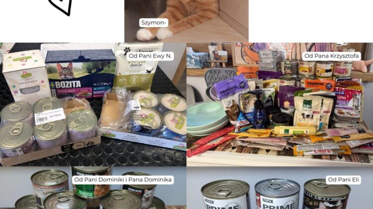 Podziękowania za dary