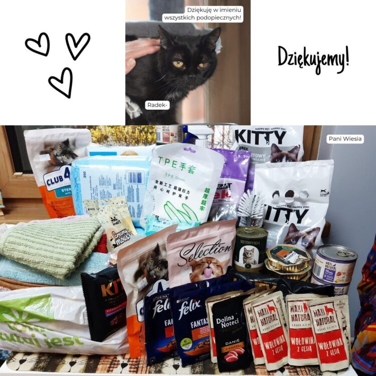 Podziękowania za dary